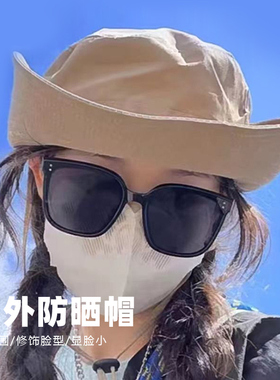 遮阳帽登山旅游美食日系男女