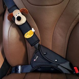 儿童安全带固定器汽车安全带座椅辅助绑带护肩调节器限位四季通用