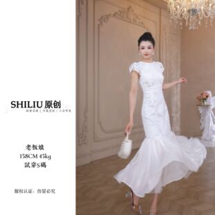 【十六原创】春心荡漾·时尚夏季百搭显瘦轻奢女装连衣裙51361