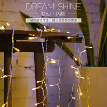 Led small color lights flash lights string lights all over the sky star USB lights string room layout net red bedroom decorative lights star lights