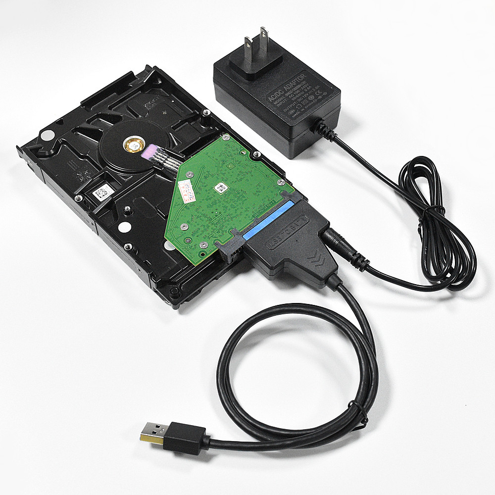 SATA转USB3.0硬盘读取器2.5/3.5寸机械固态易驱线转接硬盘连接线