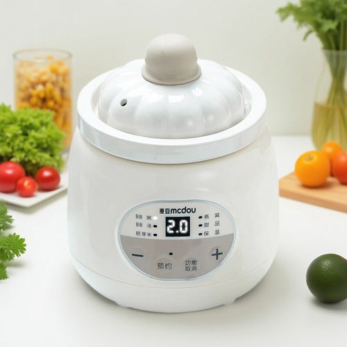 麦豆电炖锅婴儿辅食煮粥锅养生煲汤陶瓷全自动bb煲宝宝迷你电饭煲