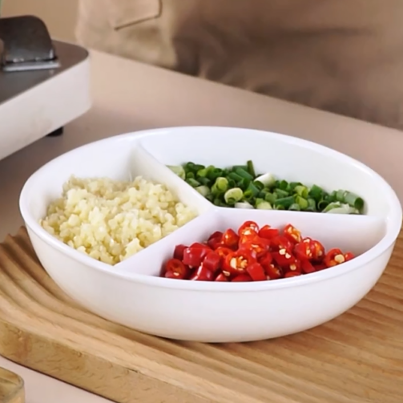 三分格陶瓷碗餐盘全瓷蒸碗炖锅烤箱微波炉蒸盘葱姜蒜果盘蘸料碟子,餐饮具,碗,淘宝优惠券,粉丝福利购,淘宝优惠卷