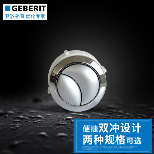 GEBERIT吉博力马桶水箱冲水按钮双冲水坐便器配件