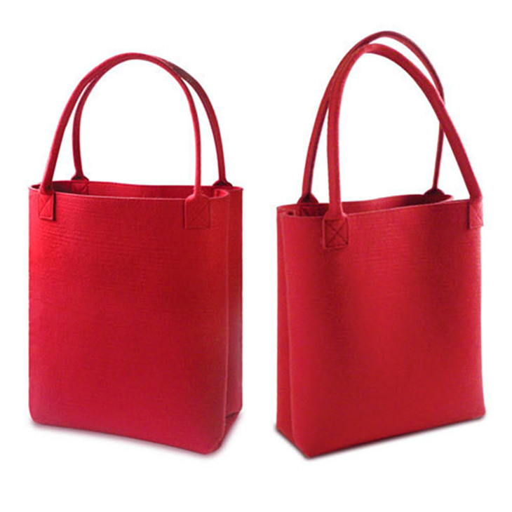 购物手提包超市手拎购物袋 各种款式手提创意毛毡包厂家直销订做