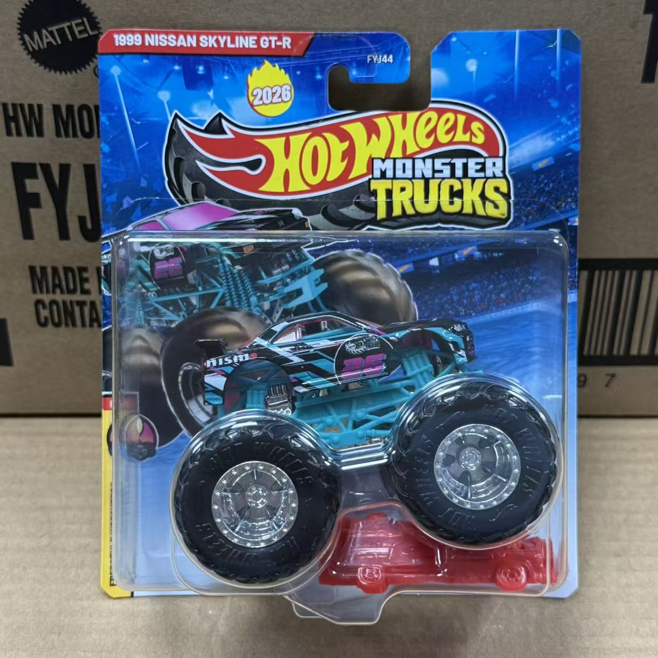 风火轮怪兽狂野大脚车系列肌肉越野车模型玩具大脚悍马FYJ44