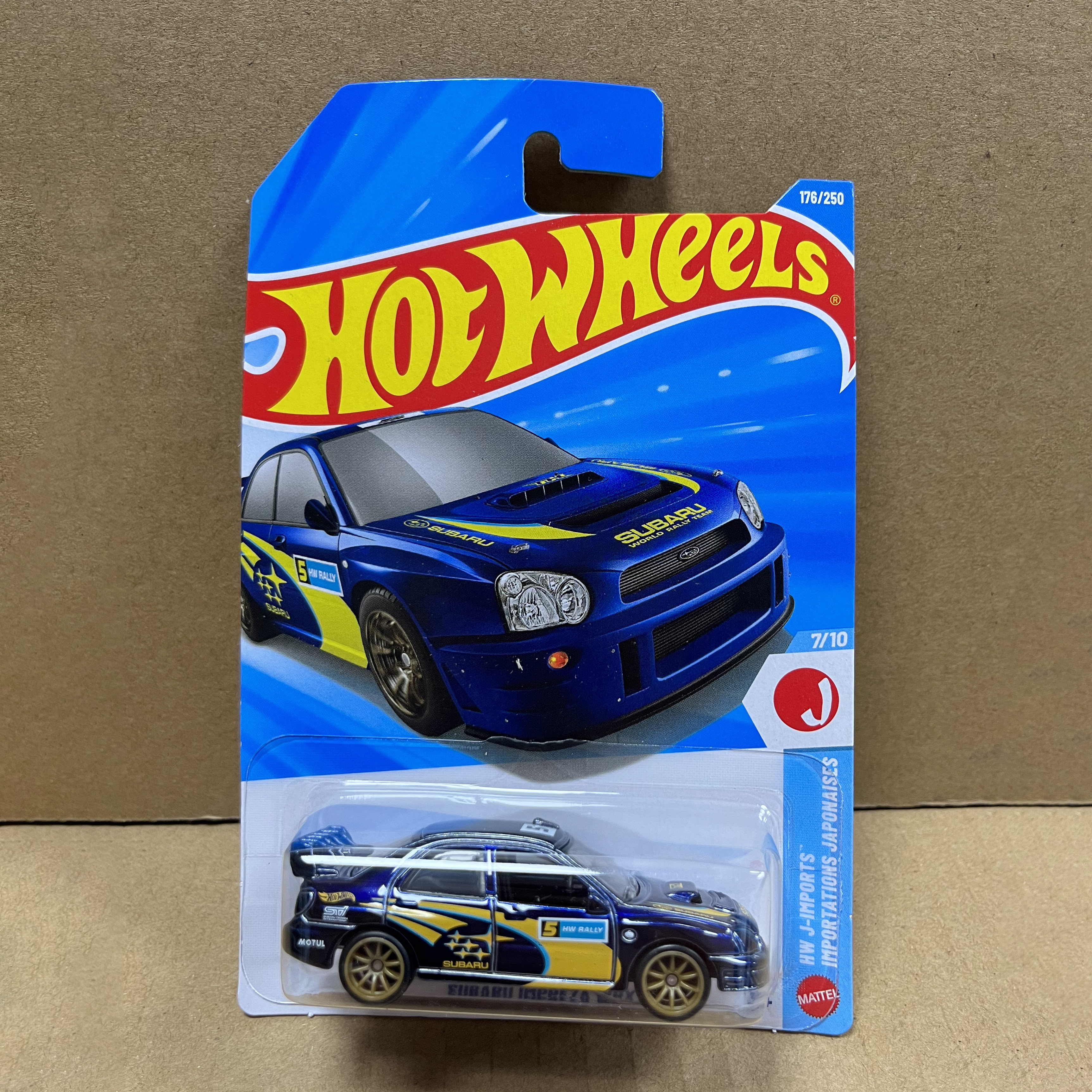 26J风火轮C4982合金小车模型 超宝 斯巴鲁翼豹SUBARU IMPREZA WRX图片