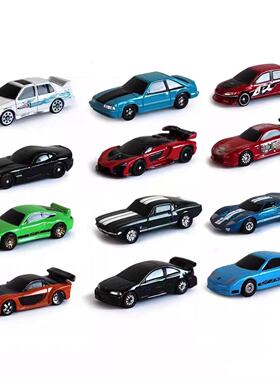 JadaToys1:87速度与激情 迷你车 盲袋 盲盒 合金收藏车模摆件W2