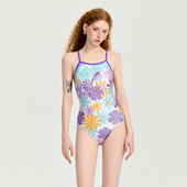 艾慕狐竞速泳衣女新款 高级感游泳衣游泳馆专用低开差单层竞技泳装