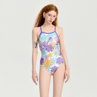 艾慕狐竞速泳衣女新款高级感游泳衣游泳馆专用低开差单层竞技泳装