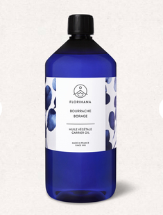 代購法国Florihana Borage 有机琉璃苣油 1000ml