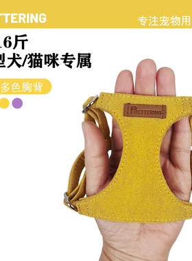 小狗狗牵引绳背心式遛狗绳链子小型犬幼犬泰迪比熊宠物用品胸背带