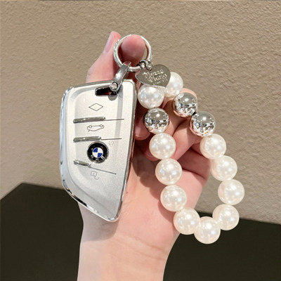 适用宝马5系钥匙套530li壳3系325li刀锋X3X5X1X6i3扣7系6系高档包