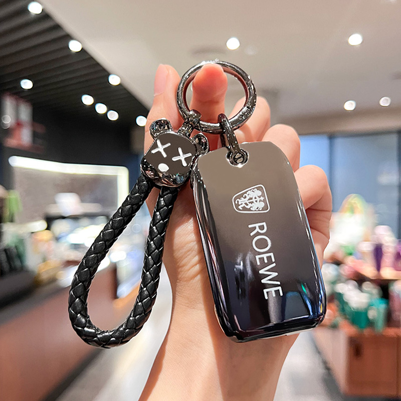 适用2018年荣威RX5钥匙套专用18款改装配件高级汽车用品壳扣男女