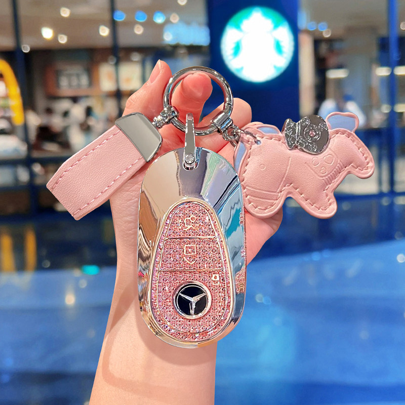 奔驰新C级C260L钥匙套23款C200L女GLC300L扣24款e300L迈巴赫S400L,汽车用品/电子/清洗/改装,车用钥匙包,淘宝优惠券,粉丝福利购,淘宝优惠卷