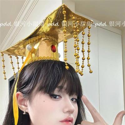 古代皇帝帽子今天当把皇帝皇上头冠秦始皇头冠吾皇万万岁生日道具