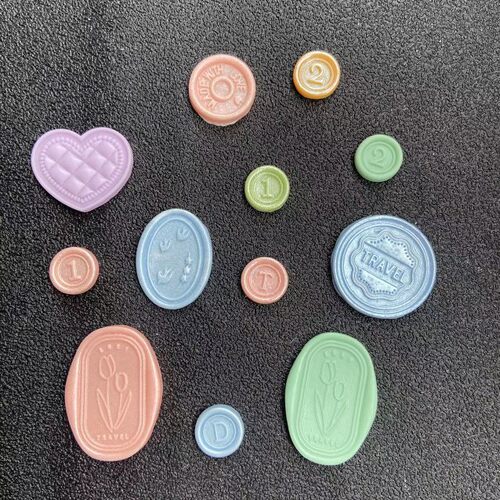 七月手作diy滴胶奶油胶手机壳材料彩色火漆币印章树脂配件