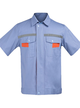 夏季套装带反光条劳保服可定制
