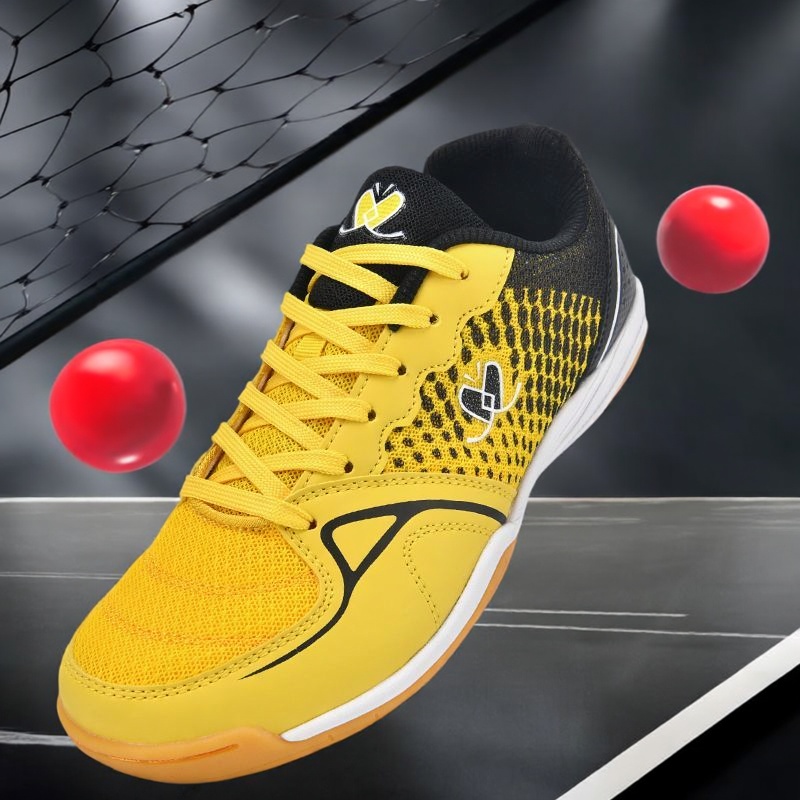 外贸出口国外清仓男女乒乓球鞋网面透气牛筋软底耐磨运动训练鞋