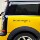 Персонализированная и интересная английская наклейка happy car sticker треугольное окно бровь колесо хвост наклейка для украшения лобового стекла mini 3
