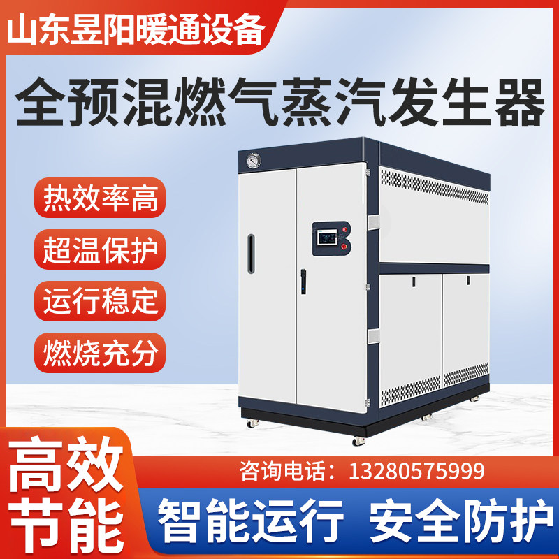 全预混燃气蒸汽发生器 天然气工业用大型锅炉 低氮冷凝燃气锅炉