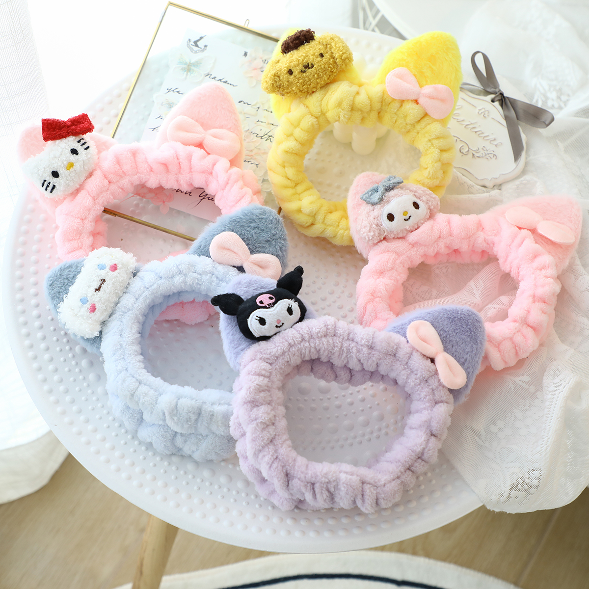 卡通束发带洗脸防滑发箍