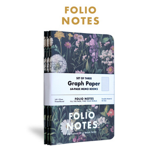 FOLIO NOTES之蒲公英 骑钉本平铺 不脱页 环保无胶水内页超级好写