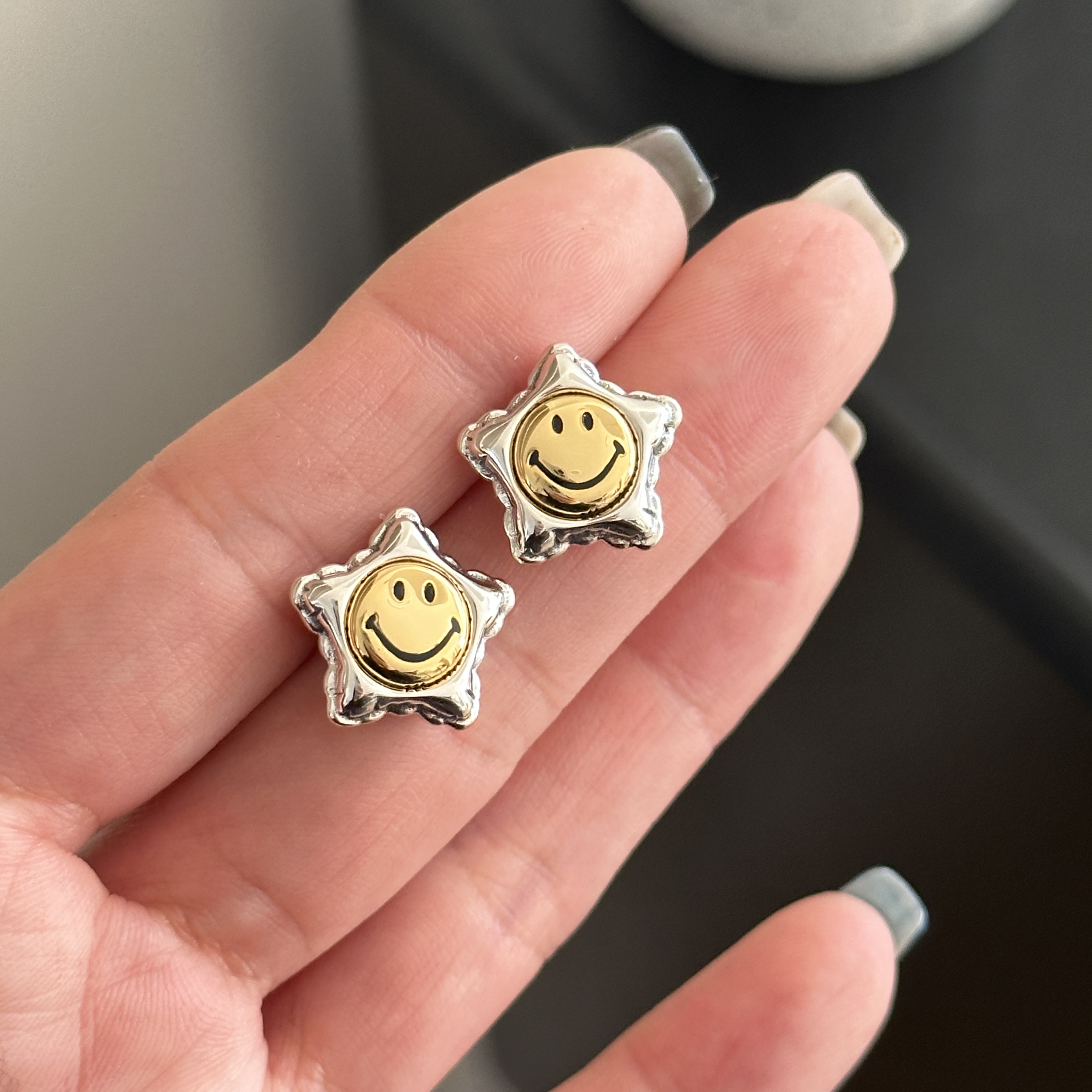 MISSJOJO【幸运星】纯银耳钉