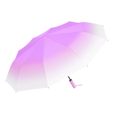 raingown晴雨伞渐变黑胶全自动伞