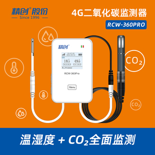 精创二氧化碳温湿度计气体检测仪手机远程室内CO2浓度报警器