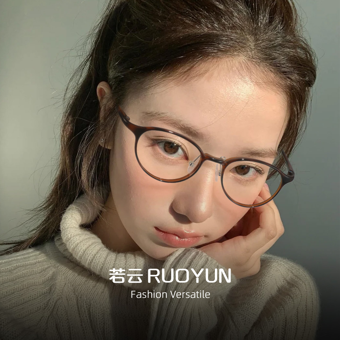 韩版玳瑁小框眼镜框女可配度数近视素颜小脸超轻防蓝光眼睛框镜架