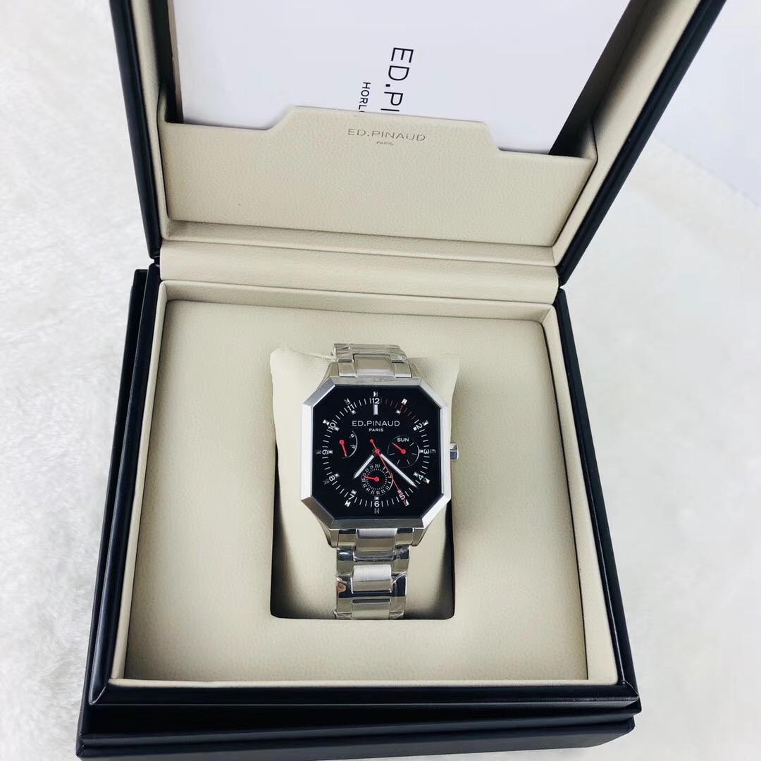 【现货】香港DCHL爱德华皮诺ED.PINAUD男士手表机械机芯进