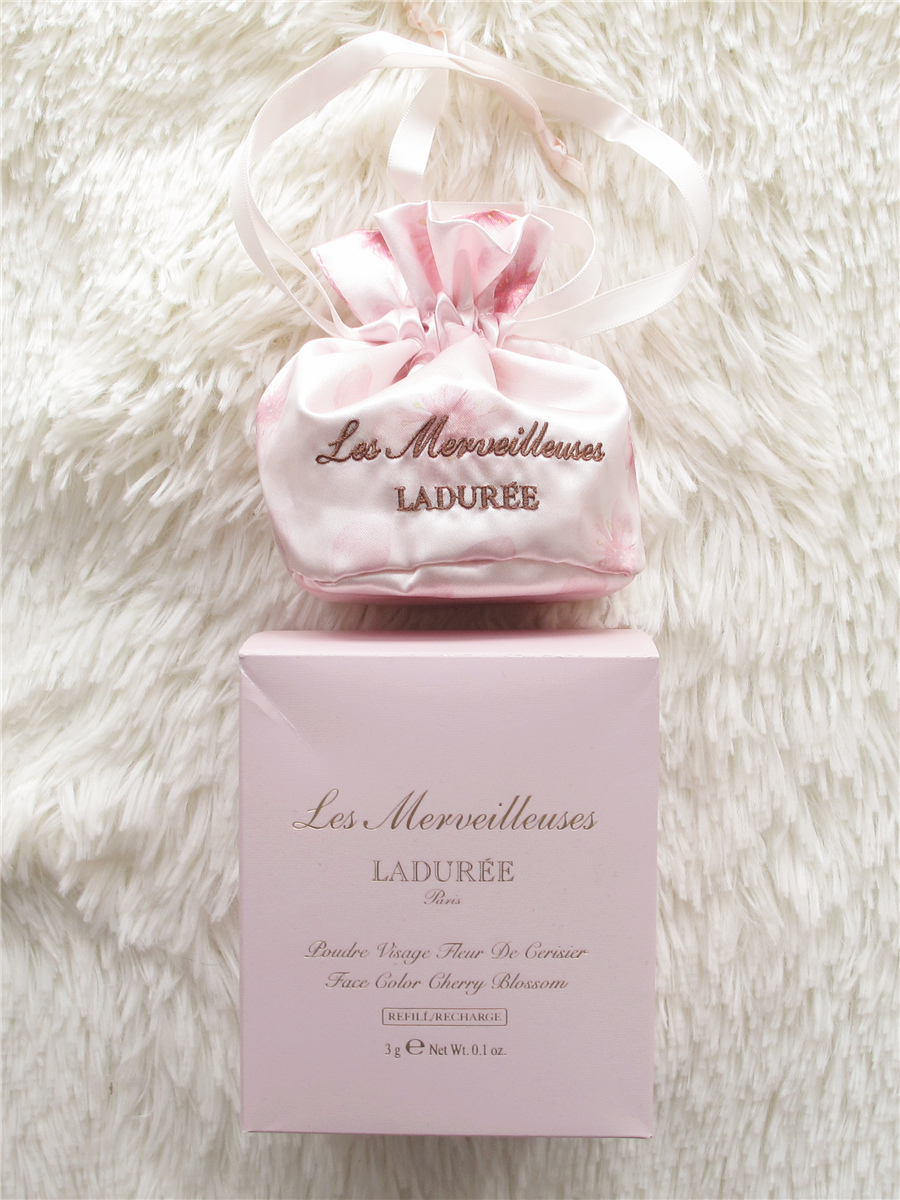 日本专柜拉杜丽LADUREE绝版限定樱花花瓣腮红 北京现货