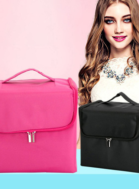 专业大号大容量美妆美甲化妆包手提半永久纹绣工具箱专业手提韩国