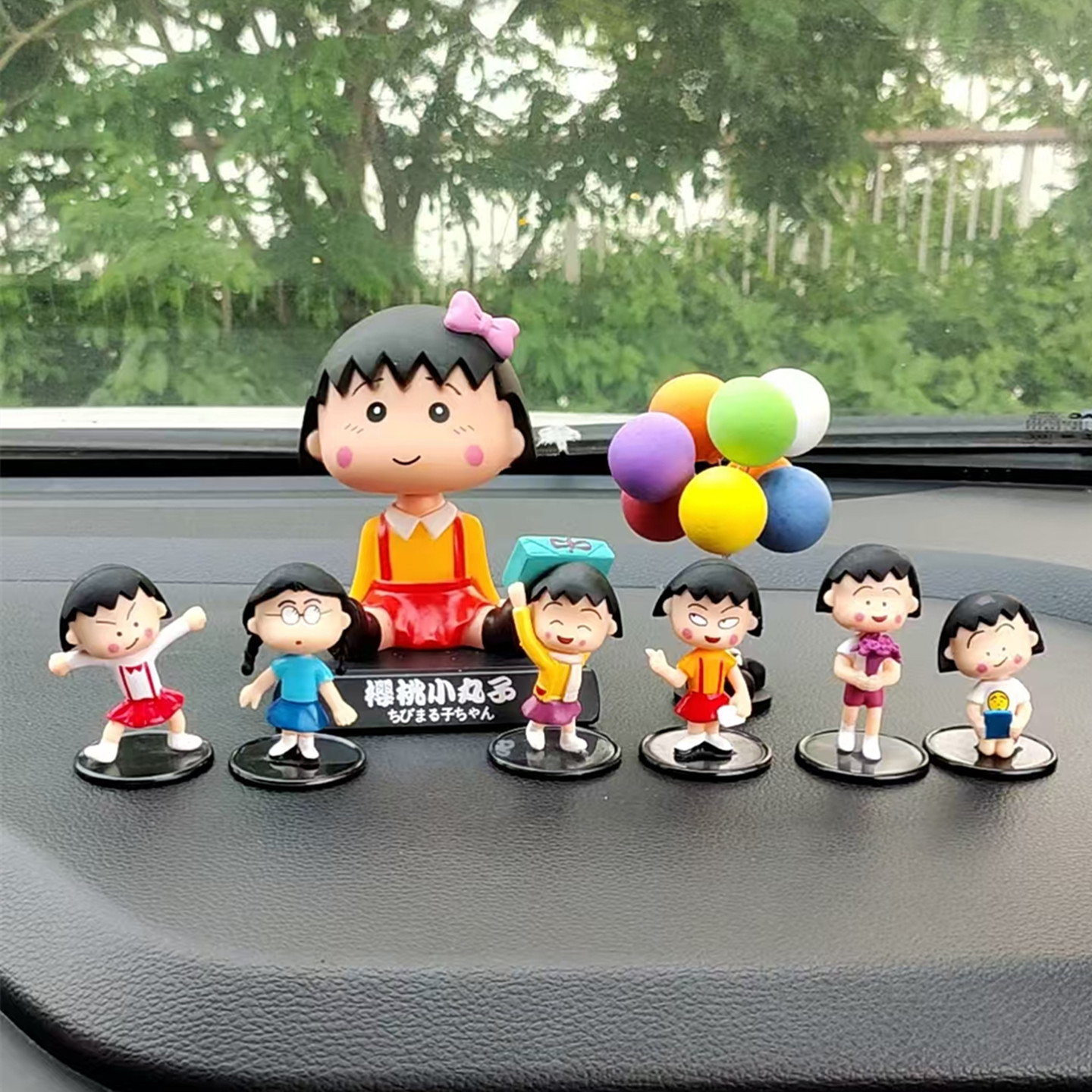蜡笔小新樱桃小丸子摇头公仔
