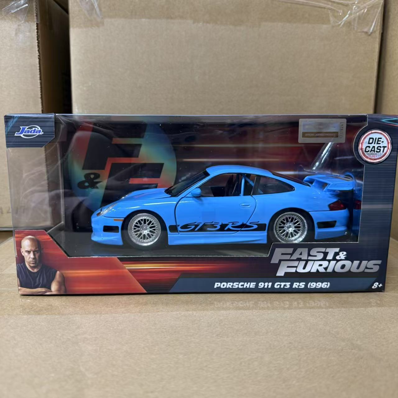 JADA佳达1:24速度与激情合金车模摆件收藏 保时捷911 GT3 RS