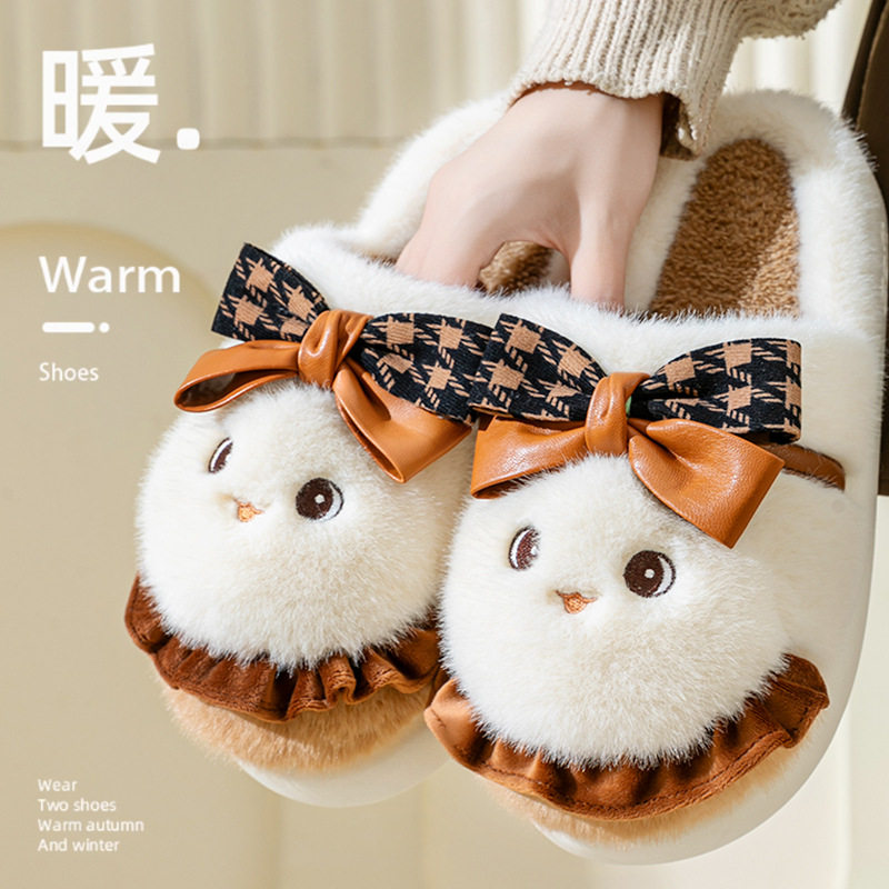 厚底棉拖鞋女2025新款Chao暖居家保暖加厚防滑外穿包头可爱兔棉鞋,居家布艺,居家棉拖/棉鞋,淘宝优惠券,粉丝福利购,淘宝优惠卷