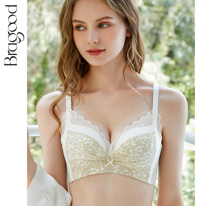 女薄款内衣无钢圈聚拢