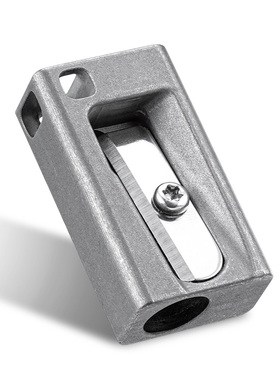 酷友 钛合金卷笔刀锋利耐用削笔刀轻巧便携随身钥匙扣挂件 KT01