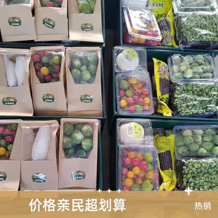 春节蔬菜礼盒山东寿光精品套菜紫花生芽清芹整箱特菜 当天采摘