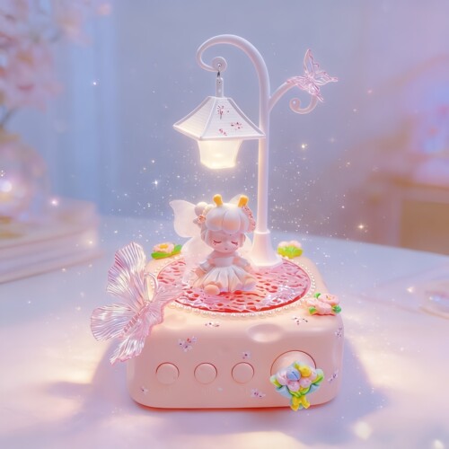女孩生日礼物花仙子DIY蓝牙音响