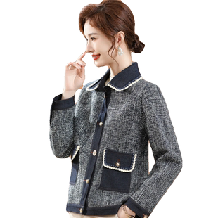 小香风拼接短外套女秋装2025年秋季新款时尚爆款春秋外穿洋气百搭