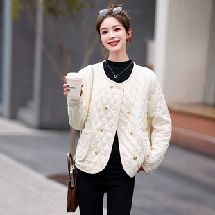 小个子轻薄保暖棉衣棉袄外套 新款 小香风羽绒棉服女短款 2025年冬季