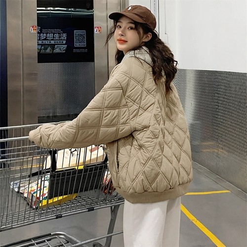 若芬冬季轻薄棉服夹棉外套