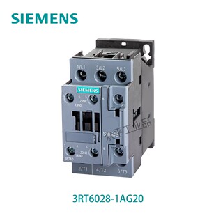 西门子(SIEMENS)3RT系列交流接触器 3RT6028-1AG20 110VAC 38A 3P