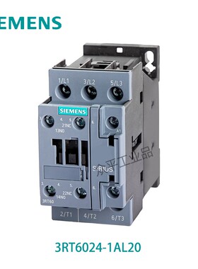西门子(SIEMENS)3RT系列交流接触器 3RT6024-1AL20 230VAC 12A 3P