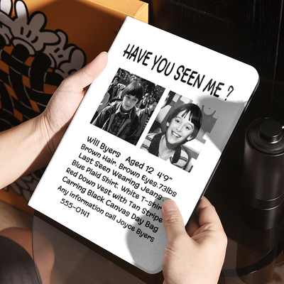 怪奇物语周边失踪登报ins风ipad保护套2024带笔槽10.2平板壳mini6全包防摔12.9寸air6适用于苹果ipadpro11寸