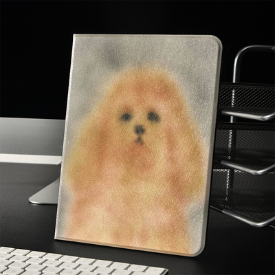 朦胧感的贵妇犬狗狗ipad保护套