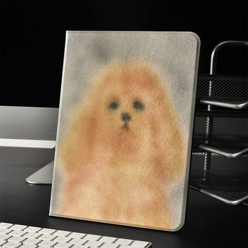 朦胧感的贵妇犬狗狗ipad保护套