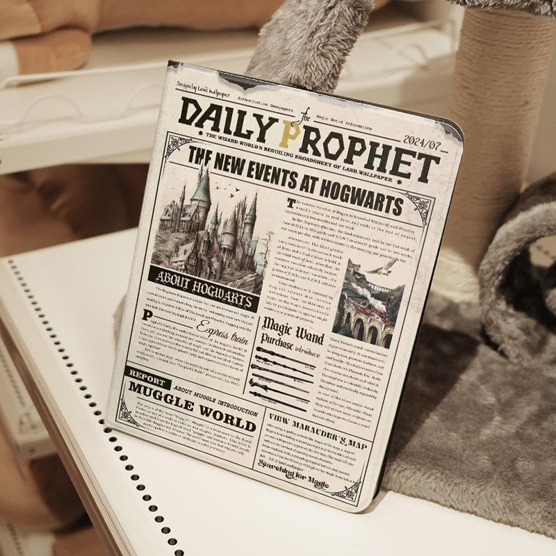 哈利周边霍格沃兹ins风ipad保护套2024带笔槽款10.2平板壳mini6全包防摔12.9寸air6适用于苹果ipadpro11寸